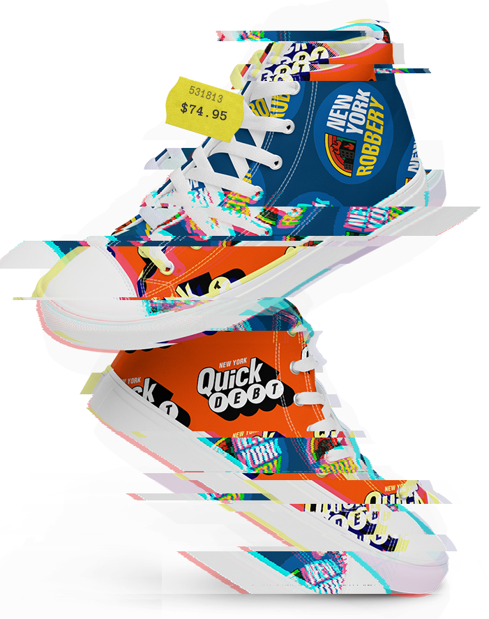 "Numbers" Hi-Tops