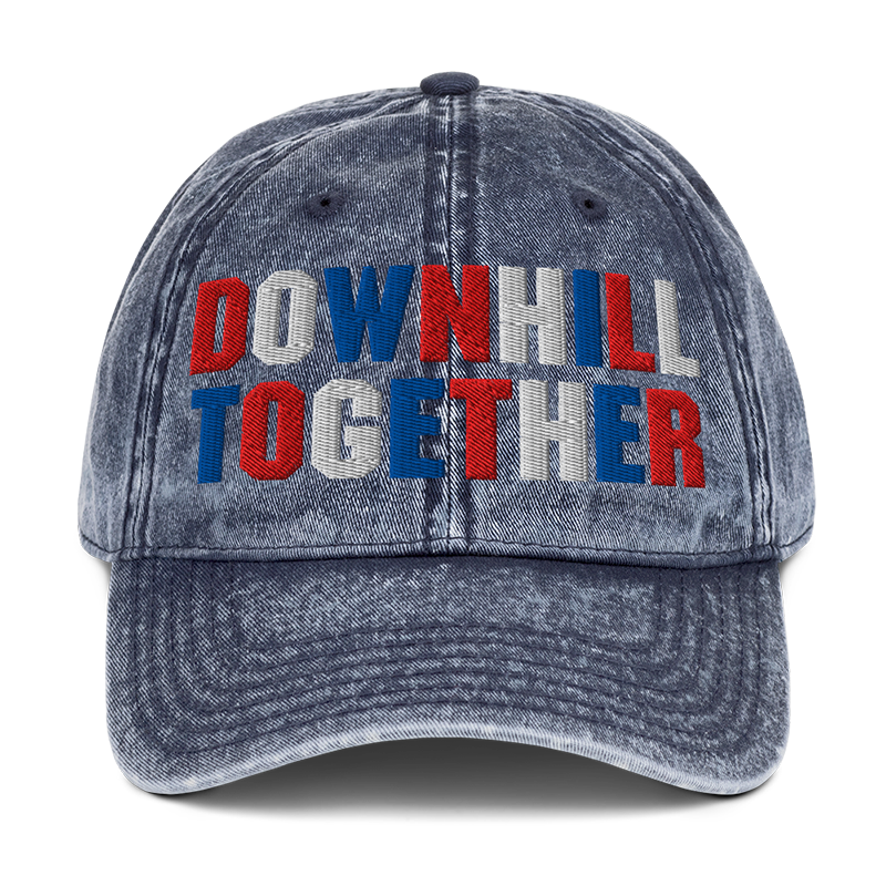 Downhill Together 'Denim' Dad-hat