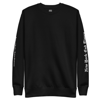 New York End Times Crewneck