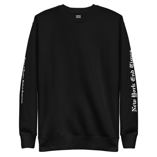 New York End Times Crewneck
